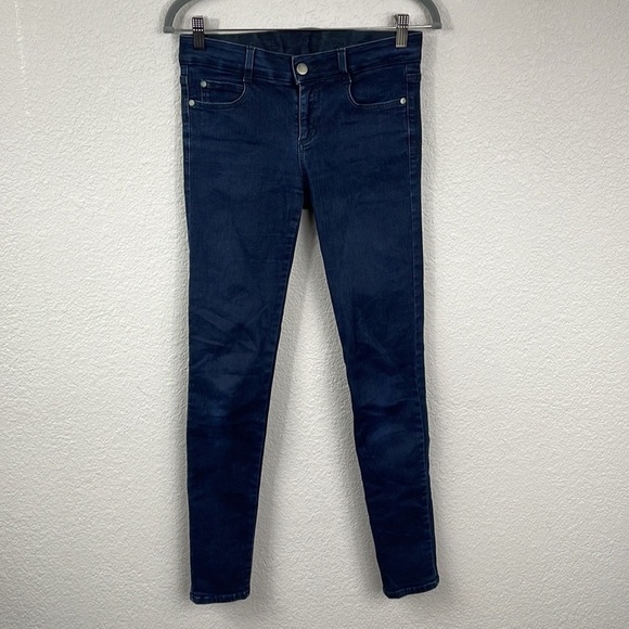 Stella McCartney Dark Wash Skinny Jeans Mid Rise Sz 27 - Picture 1 of 13